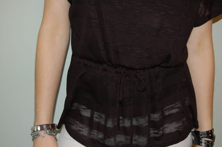 Alexis Lamontagna Burnout Pocket Tee - Batyana Boutique
 - 2