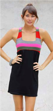 Fighting Eel Geo Dress - Batyana Boutique
 - 1