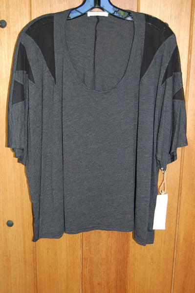 Fresh Laundry Mesh Shoulder Top - Batyana Boutique
 - 2