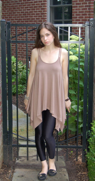 Isabel Lu Asymmetrical Double Strap Tank - Batyana Boutique
 - 1