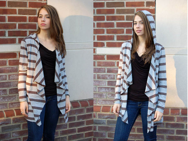 Midi Stripe Cardigan - Batyana Boutique
 - 4