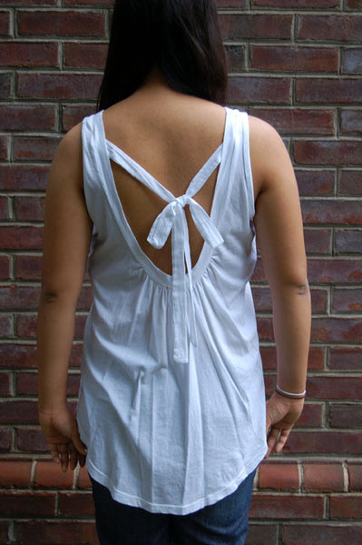 Midi Tie Back Tank - Batyana Boutique
 - 2