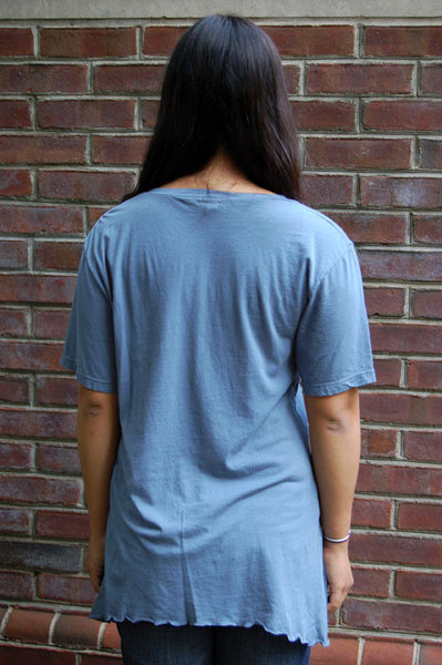 Midi V-Neck Pocket Tee - Batyana Boutique
 - 3