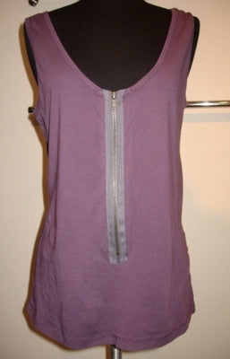 Midi Reverse Seam Zipper Top - Batyana Boutique
 - 1
