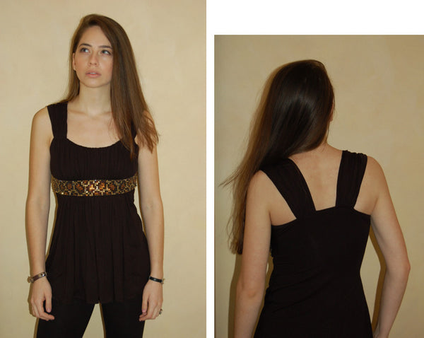 Sky Arlen Top with Leopard Rhinestone Belt - Batyana Boutique
 - 2