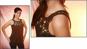 Sky Crochet Tank Top - Batyana Boutique
 - 1