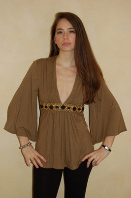 Sky Long Sleeve Top - Batyana Boutique
 - 1