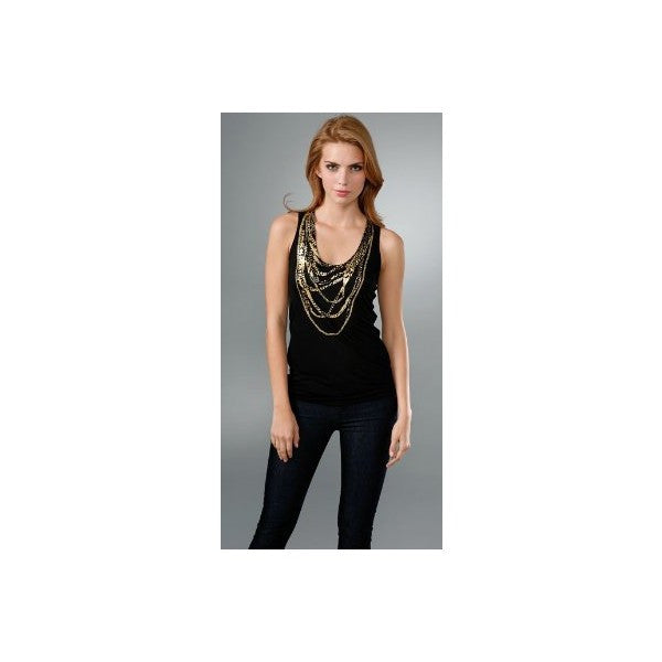 Torn by Ronny Kobo - Ronny Gold Chains Tank Top - Batyana Boutique
 - 3